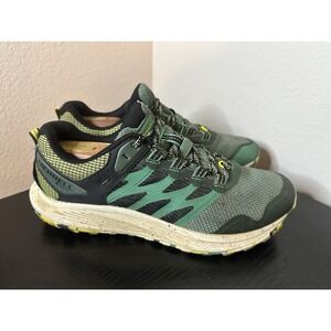 Merrell Nova 3 Gore-Tex Trail Running Shoes Mens US 8 Green Vibram Sneakers